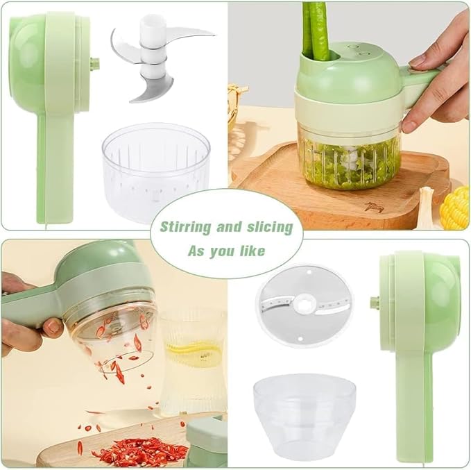 4-in-1 Electric Vegetable Cutter