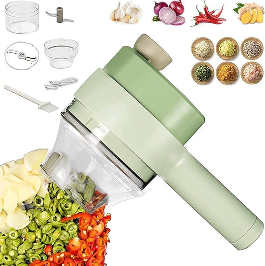 4-in-1 Electric Vegetable Cutter