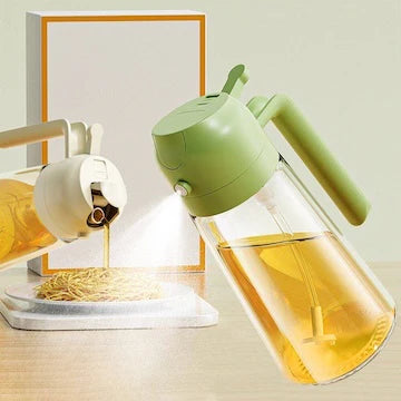 2 in 1 Olive Oil Sprayer and Oil Dispenser Bottle