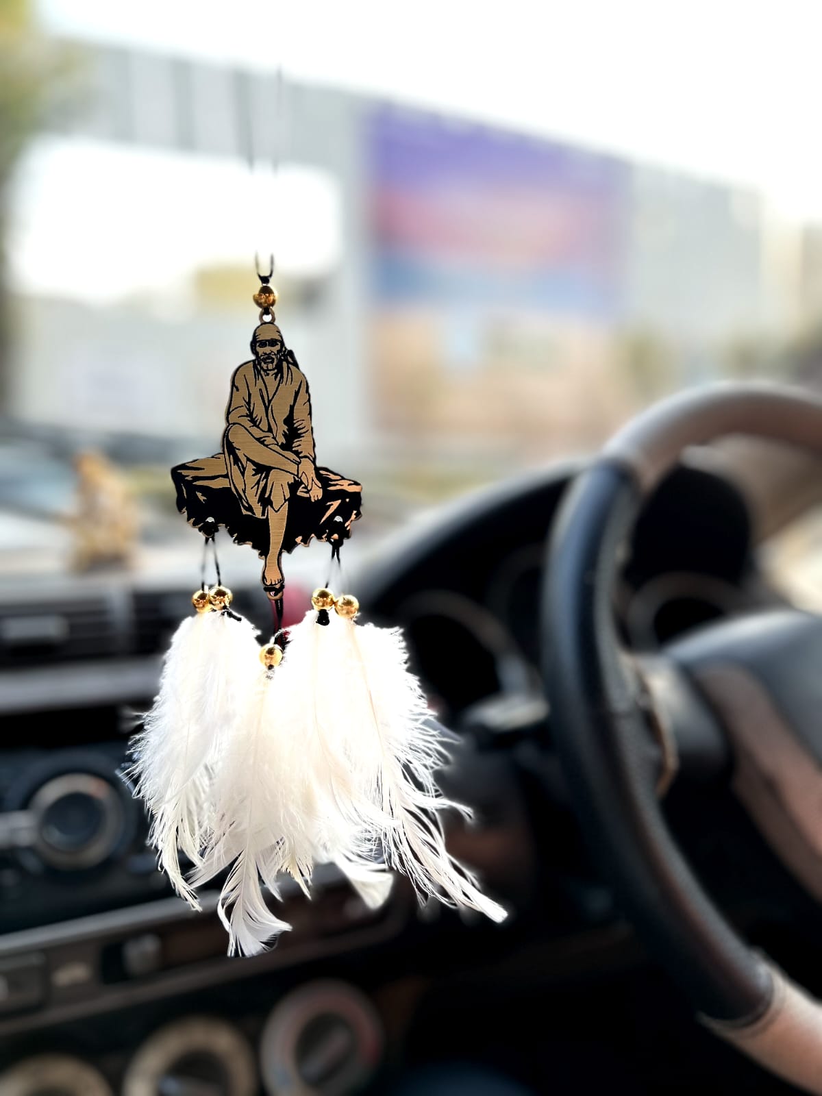 Sai baba car and wall hanger