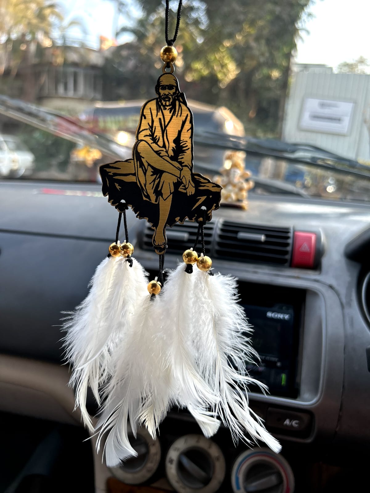 Sai baba car and wall hanger