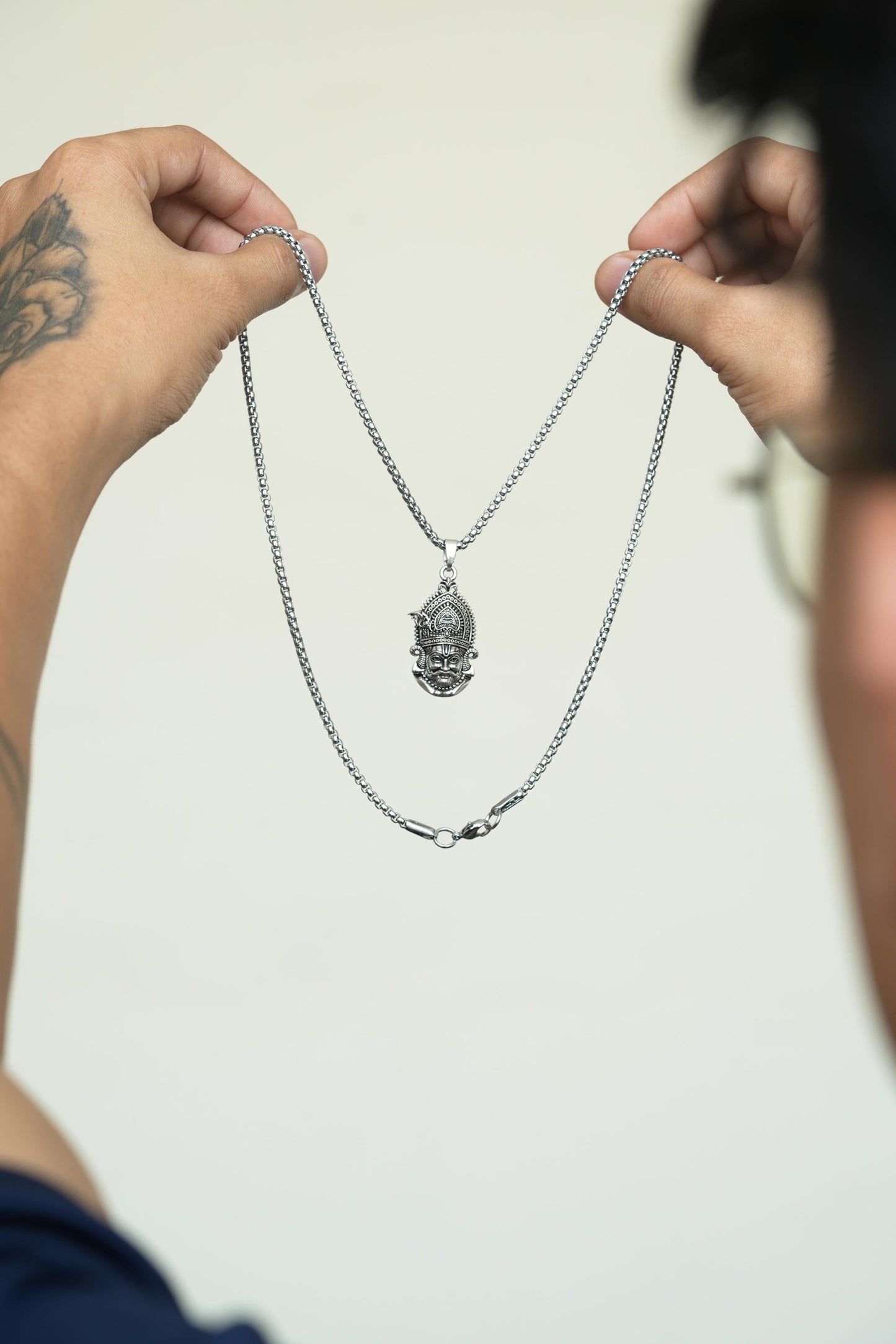 Khatu Shyam Maharaj Pendant with Chain