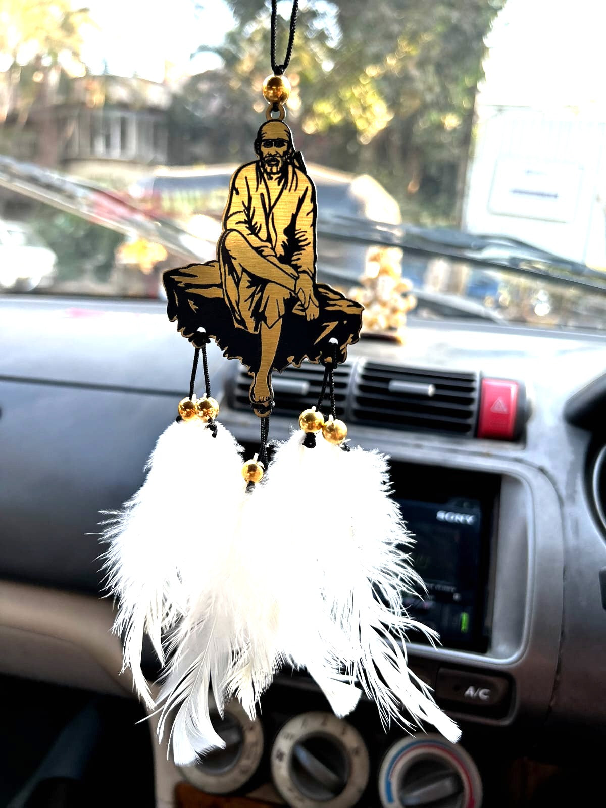 Sai baba car and wall hanger